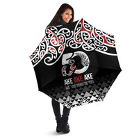 Kia Kaha Te Reo Maori Umbrella 50 Years Mo Ake Tonu Te Reo - Polynesian Pride