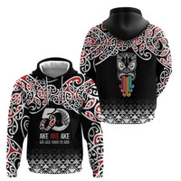 Kia Kaha Te Reo Maori Zip Hoodie 50 Years Mo Ake Tonu Te Reo - Polynesian Pride