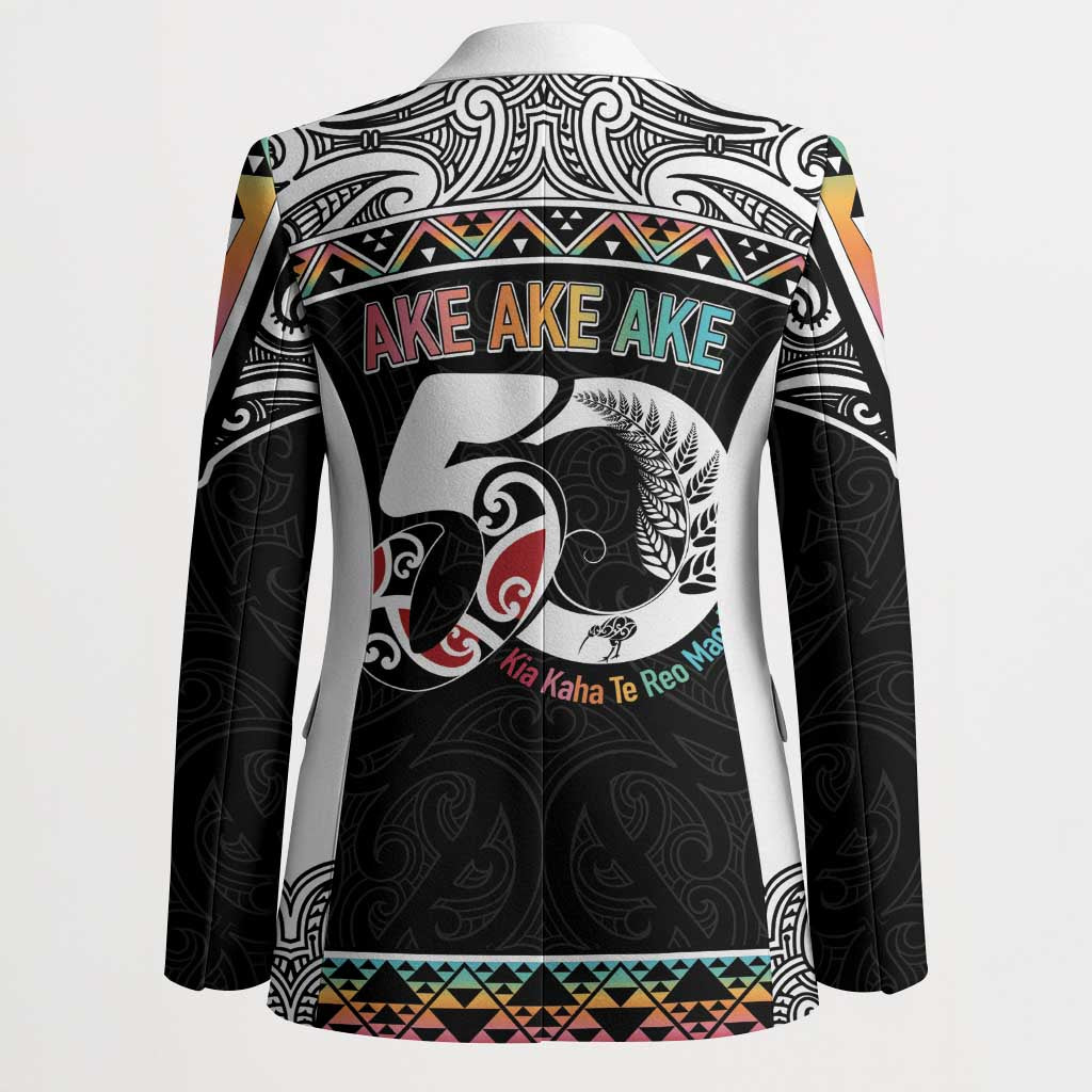 50 Years Kia Kaha Te Reo Maori Blazer Ake Ake Ake! - Polynesian Pride