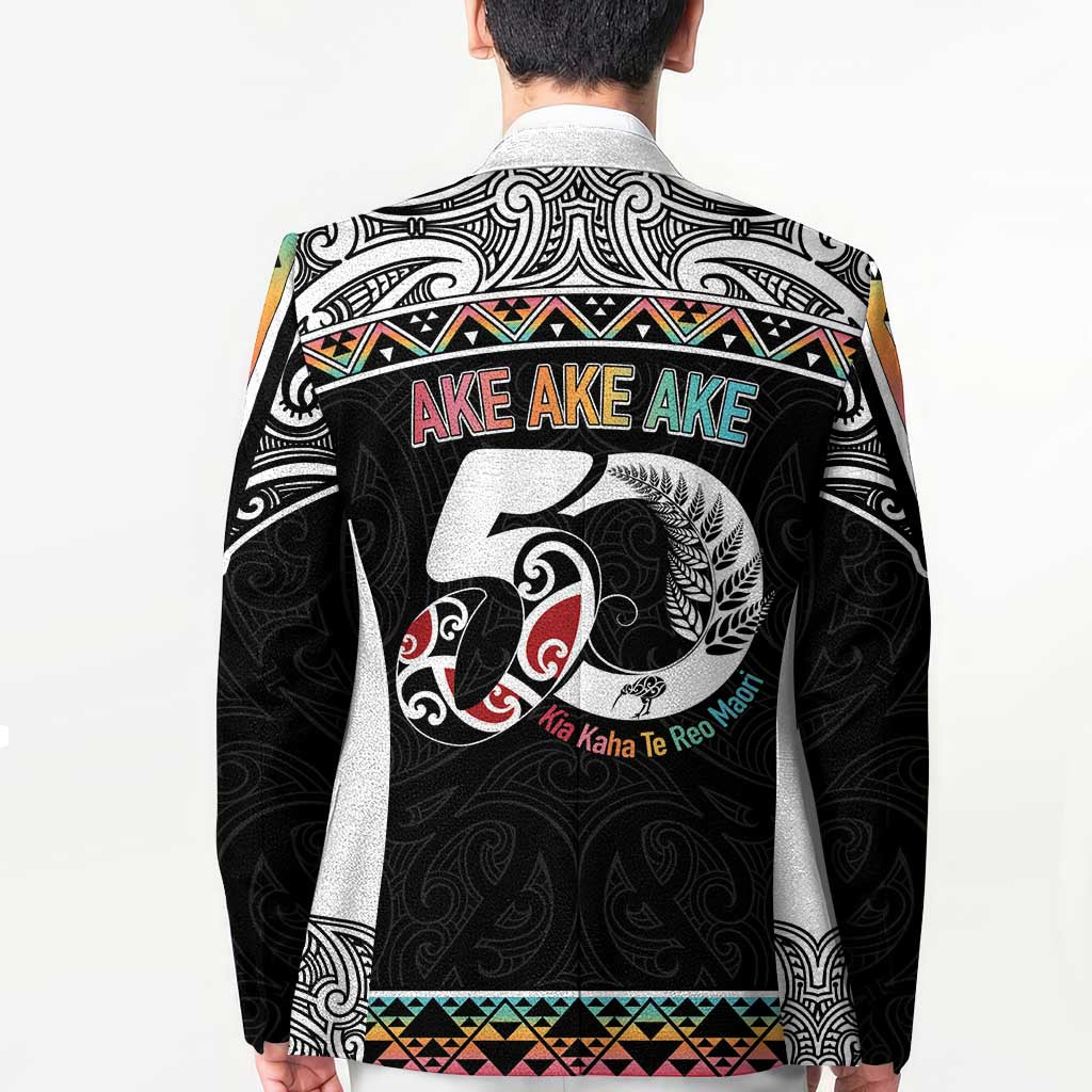 50 Years Kia Kaha Te Reo Maori Blazer Ake Ake Ake! - Polynesian Pride