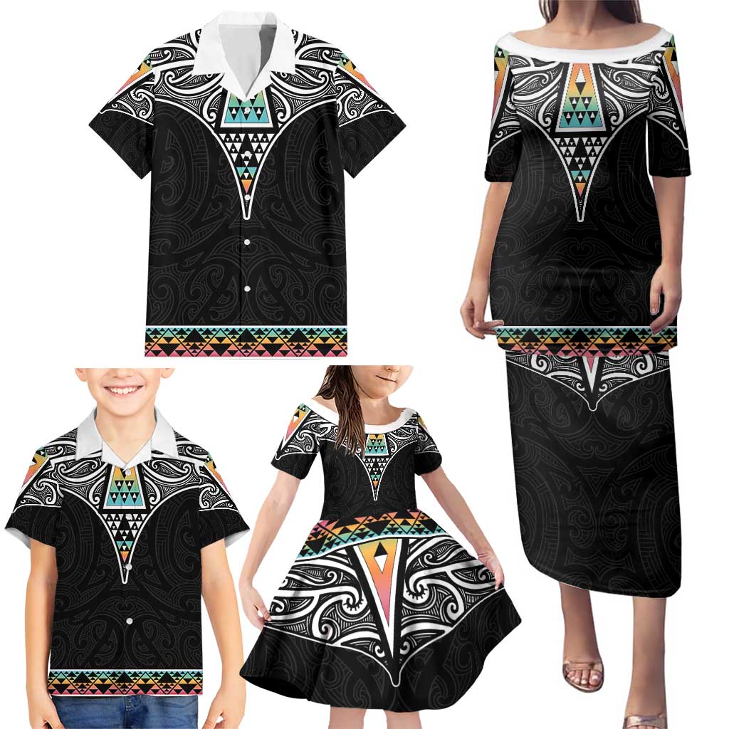 50 Years Kia Kaha Te Reo Maori Family Matching Puletasi and Hawaiian Shirt Ake Ake Ake! - Polynesian Pride