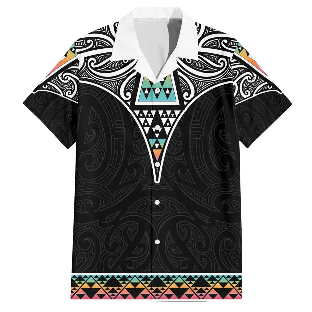 50 Years Kia Kaha Te Reo Maori Family Matching Tank Maxi Dress and Hawaiian Shirt Ake Ake Ake! - Polynesian Pride