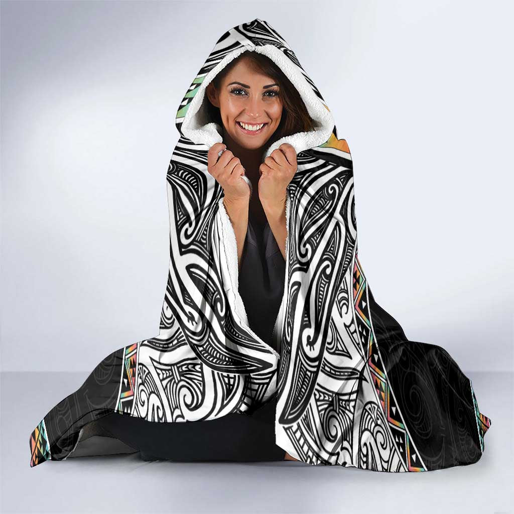 50 Years Kia Kaha Te Reo Maori Hooded Blanket Ake Ake Ake! - Polynesian Pride