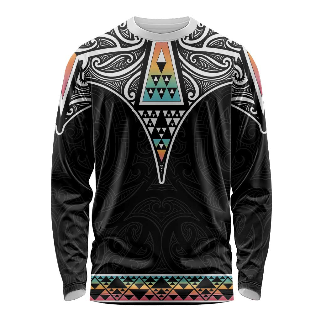 50 Years Kia Kaha Te Reo Maori Long Sleeve Shirt Ake Ake Ake! - Polynesian Pride