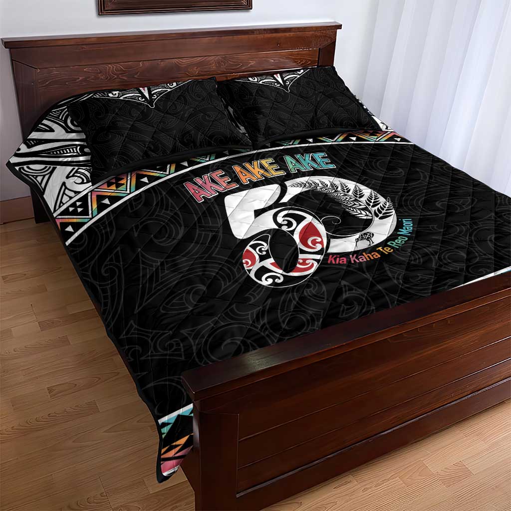 50 Years Kia Kaha Te Reo Maori Quilt Bed Set Ake Ake Ake! - Polynesian Pride