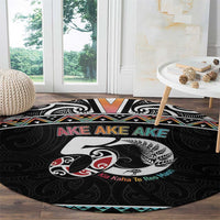 50 Years Kia Kaha Te Reo Maori Round Carpet Ake Ake Ake! - Polynesian Pride
