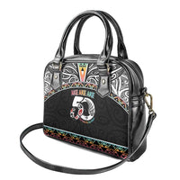 50 Years Kia Kaha Te Reo Maori Shoulder Handbag Ake Ake Ake! - Polynesian Pride