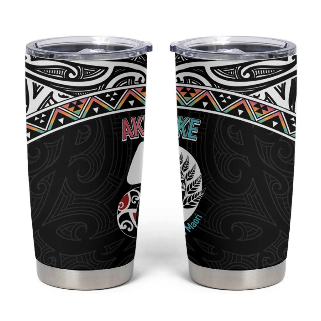50 Years Kia Kaha Te Reo Maori Tumbler Cup Ake Ake Ake! - Polynesian Pride