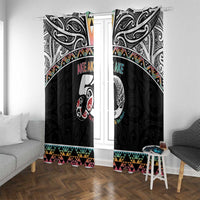 50 Years Kia Kaha Te Reo Maori Window Curtain Ake Ake Ake! - Polynesian Pride