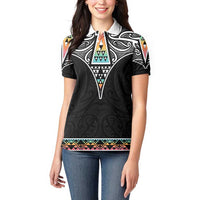 50 Years Kia Kaha Te Reo Maori Women Polo Shirt Ake Ake Ake! - Polynesian Pride