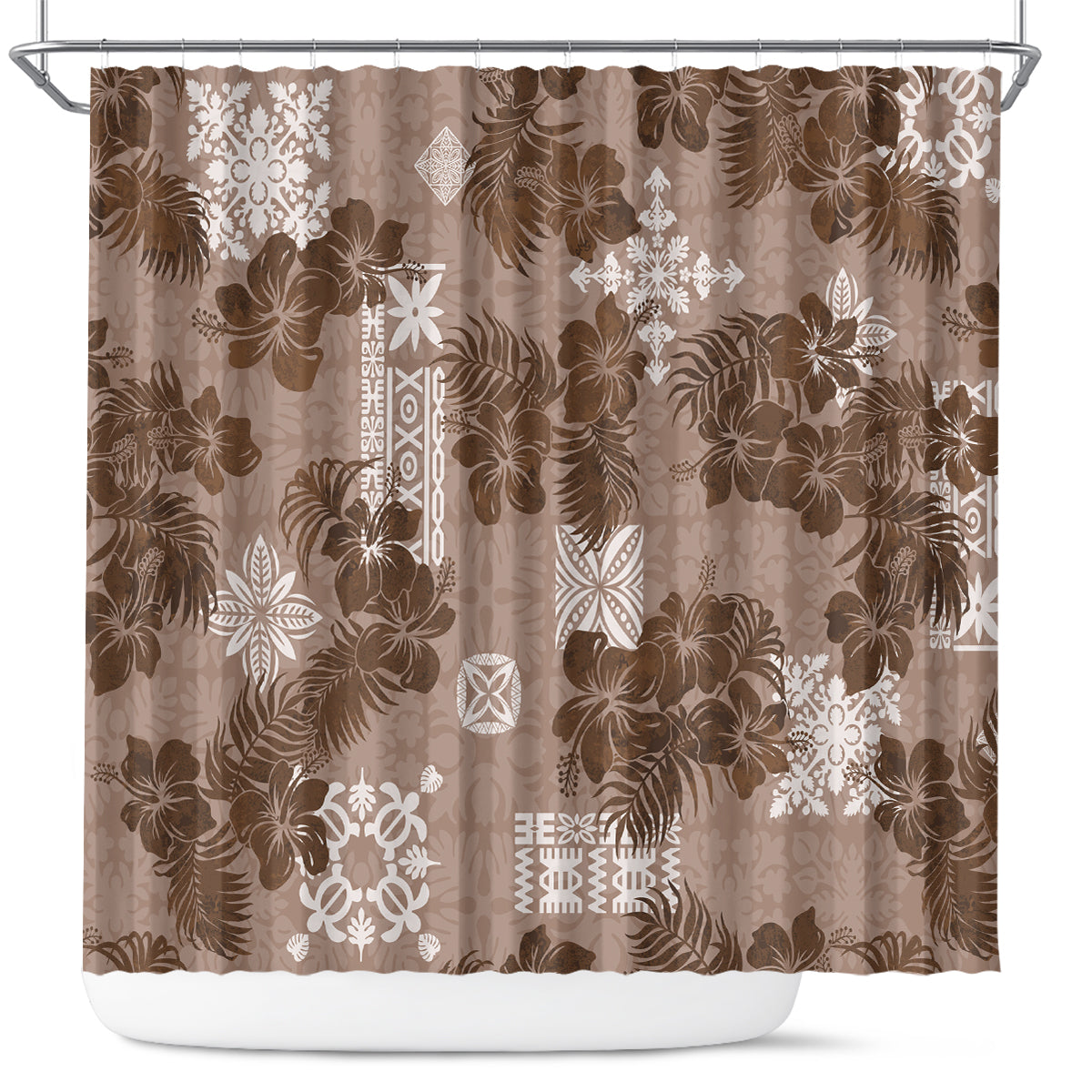 vintage-hawaii-shower-curtain-hibiscus-mix-hawaiian-quilt-patches-brown