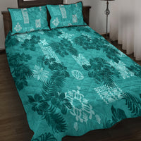 vintage-hawaii-quilt-bed-set-hibiscus-mix-hawaiian-quilt-patches-teal