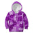 Hawaii Tapa Kid Hoodie Hibiscus Mix Hawaiian Quilt Patches - Violet LT7 Violet - Polynesian Pride