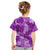 Hawaii Tapa Kid T Shirt Hibiscus Mix Hawaiian Quilt Patches - Violet LT7 - Polynesian Pride