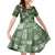 Hawaii Tapa Family Matching Short Sleeve Bodycon Dress and Hawaiian Shirt Hibiscus Mix Hawaiian Quilt Patches - Sage Green LT7 Daughter's Dress Sage Green - Polynesian Pride