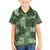 Hawaii Tapa Family Matching Short Sleeve Bodycon Dress and Hawaiian Shirt Hibiscus Mix Hawaiian Quilt Patches - Sage Green LT7 Son's Shirt Sage Green - Polynesian Pride