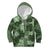 Hawaii Tapa Kid Hoodie Hibiscus Mix Hawaiian Quilt Patches - Sage Green LT7 Sage Green - Polynesian Pride