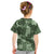 Hawaii Tapa Kid T Shirt Hibiscus Mix Hawaiian Quilt Patches - Sage Green LT7 - Polynesian Pride