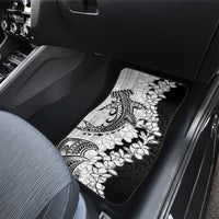 Polynesian Plumeria Lei Car Mats with Hammerhead Shark LT7 - Polynesian Pride