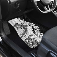 Polynesian Plumeria Lei Car Mats with Hammerhead Shark LT7 - Polynesian Pride