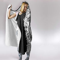 Polynesian Plumeria Lei Hooded Blanket with Hammerhead Shark LT7 - Polynesian Pride