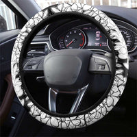 Polynesian Plumeria Lei Steering Wheel Cover with Hammerhead Shark LT7 - Polynesian Pride