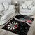 Personalised New Zealand Darts Area Rug Maori Manaia LT7 - Polynesian Pride