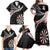 Personalised New Zealand Darts Family Matching Off Shoulder Maxi Dress and Hawaiian Shirt Maori Manaia LT7 - Polynesian Pride