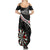 Personalised New Zealand Darts Family Matching Summer Maxi Dress and Hawaiian Shirt Maori Manaia LT7 - Polynesian Pride