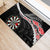 Personalised New Zealand Darts Rubber Doormat Maori Manaia LT7 - Polynesian Pride