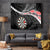 Personalised New Zealand Darts Tapestry Maori Manaia LT7 Black - Polynesian Pride