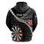 Personalised New Zealand Darts Zip Hoodie Maori Manaia LT7 - Polynesian Pride