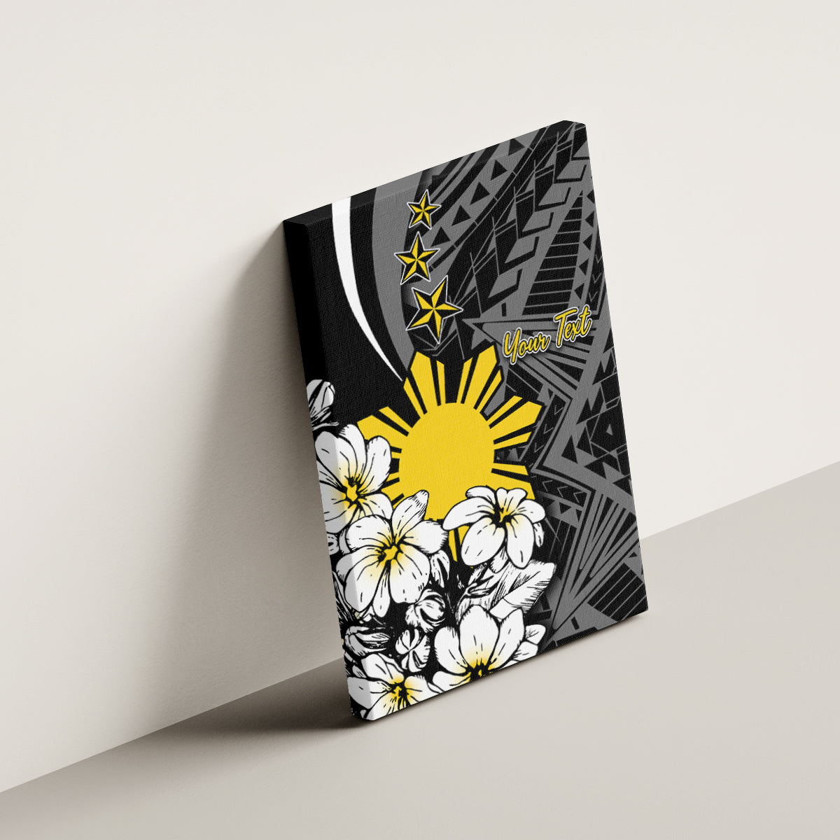 Philippines Sampaguita Personalised Canvas Wall Art Women's Day