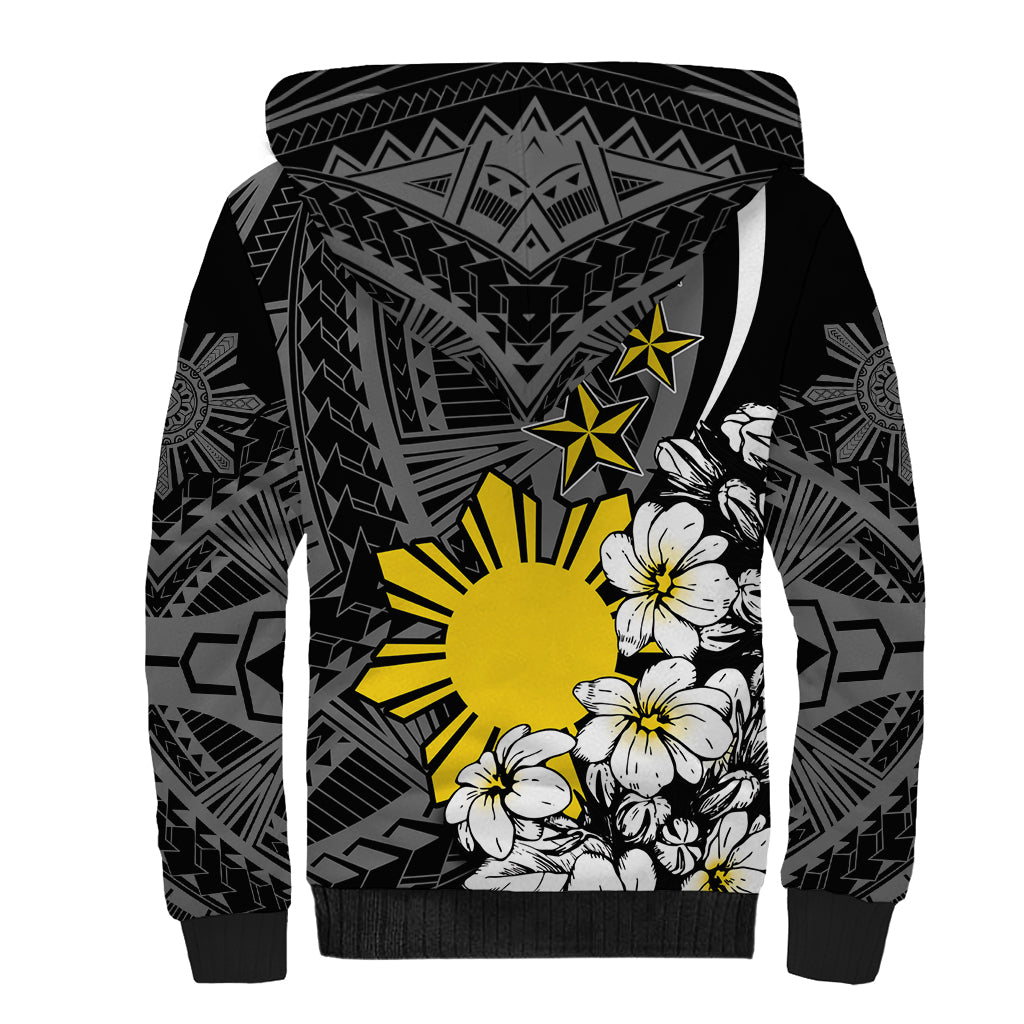Philippines Sampaguita Personalised Sherpa Hoodie Women's Day LT7 - Polynesian Pride