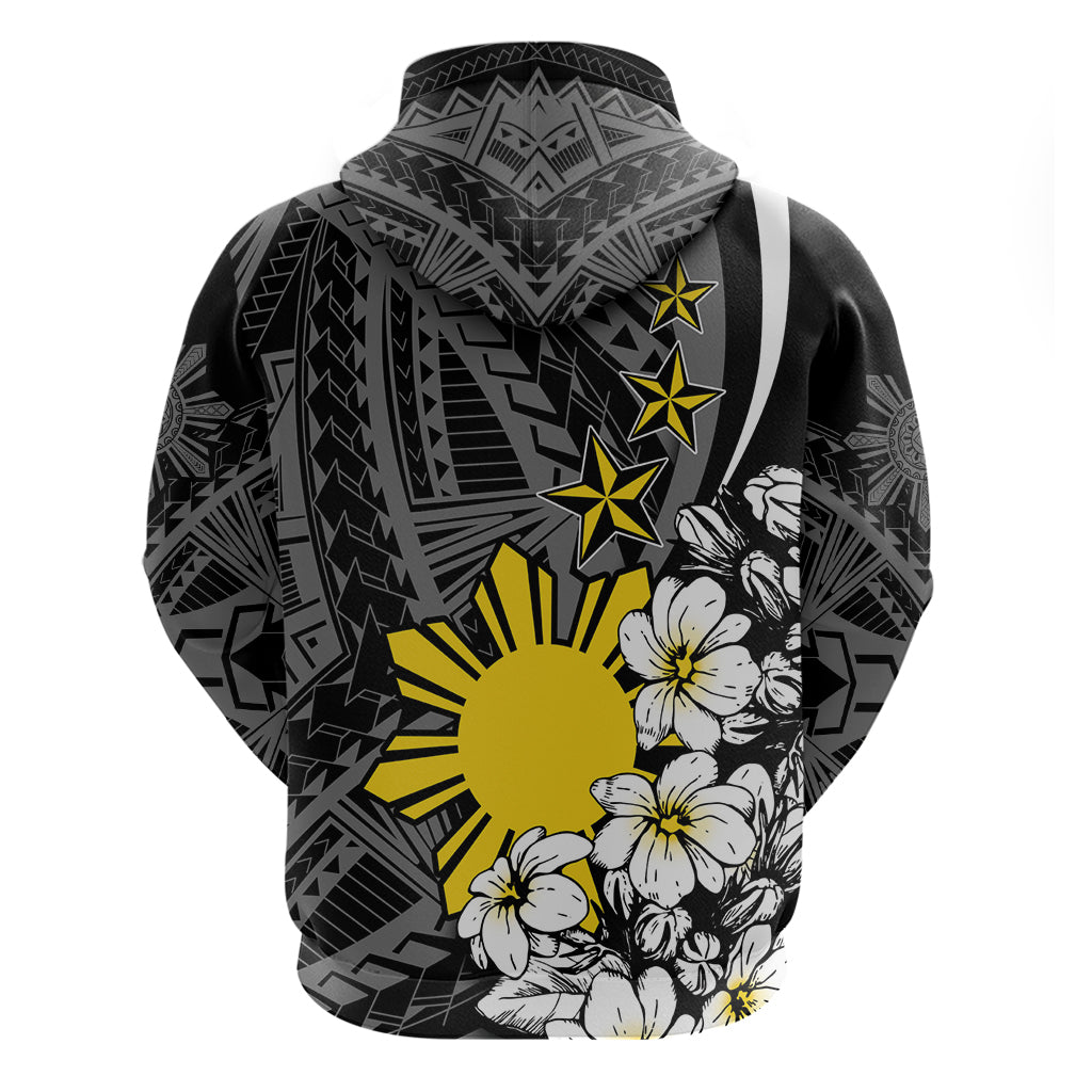 Philippines Sampaguita Personalised Zip Hoodie Women's Day LT7 - Polynesian Pride