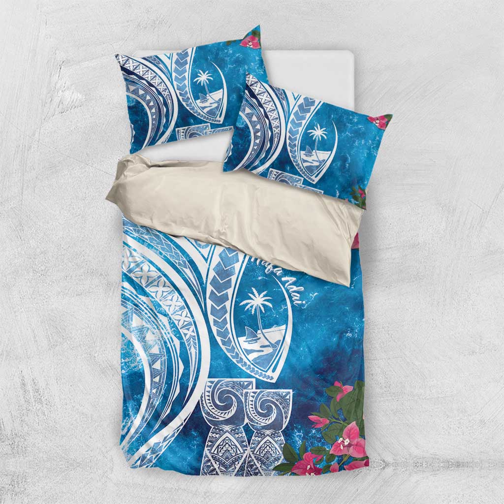 Hafa Adai Guam Bedding Set Crystal Waves