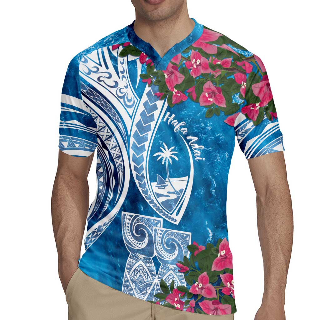 Hafa Adai Guam Rugby Jersey Crystal Waves