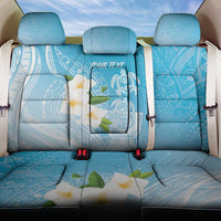 Personalized Guam Chamorro Back Car Seat Cover Turtles and Guasali Flowers