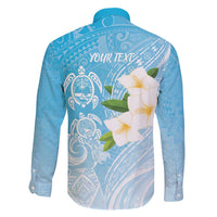 Personalized Guam Chamorro Family Matching Mermaid Dress and Hawaiian Shirt Turtles and Guasali Flowers