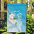 Personalized Guam Chamorro Garden Flag Turtles and Guasali Flowers