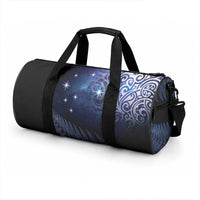 New Zealand Aotearoa Matariki Duffle Bag Starry Silver Fern