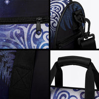 New Zealand Aotearoa Matariki Duffle Bag Starry Silver Fern