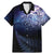 New Zealand Aotearoa Matariki Family Matching Mermaid Dress and Hawaiian Shirt Starry Silver Fern