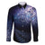 New Zealand Aotearoa Matariki Family Matching Puletasi and Hawaiian Shirt Starry Silver Fern