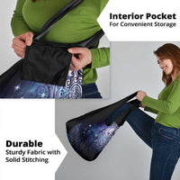 New Zealand Aotearoa Matariki Grocery Bag Starry Silver Fern