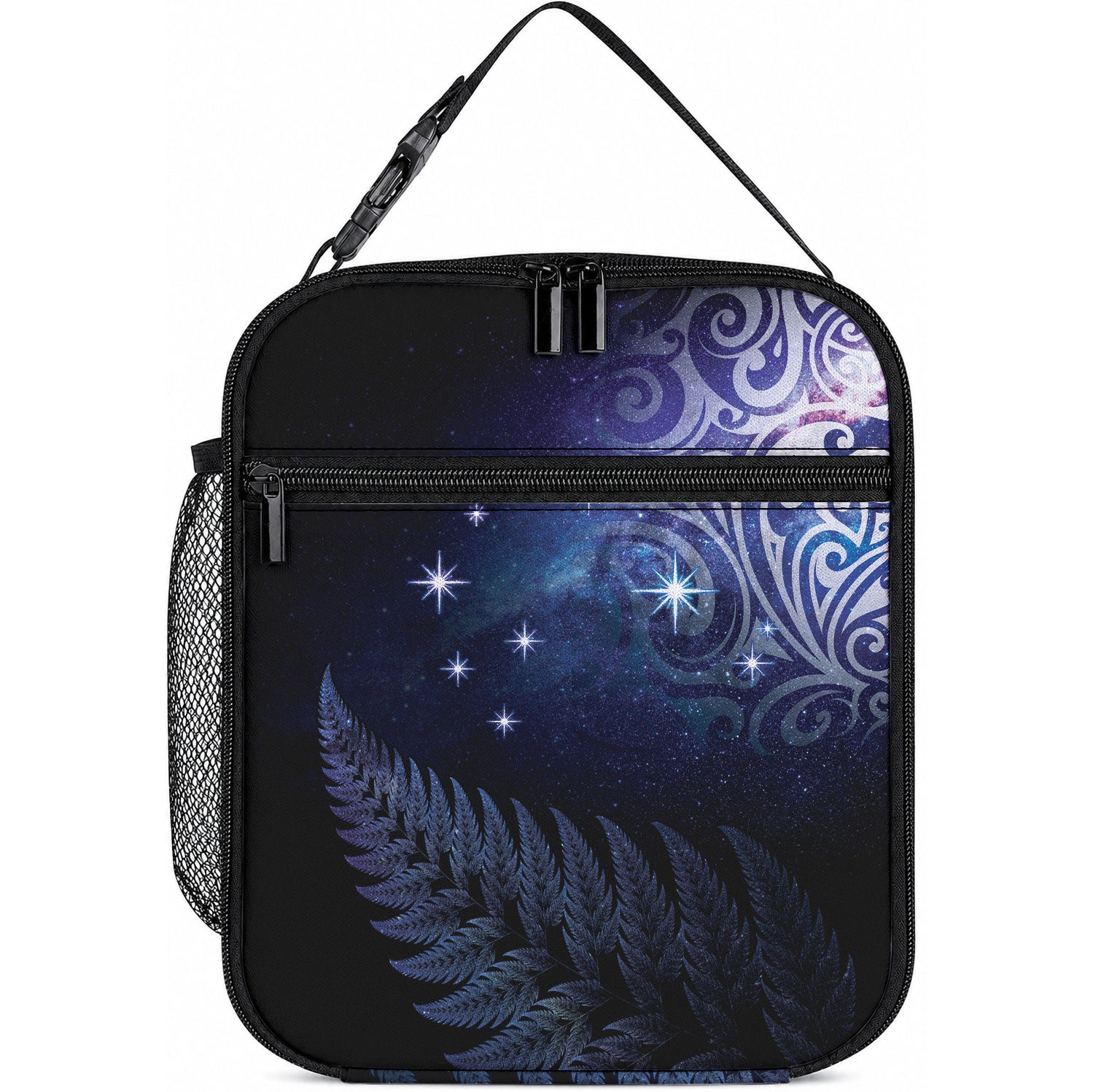 New Zealand Aotearoa Matariki Lunch Bag Starry Silver Fern
