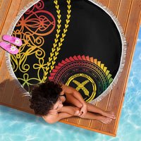 Proudly Ni-Van Sandroing Inspired Classic Style Beach Blanket LT7 - Polynesian Pride