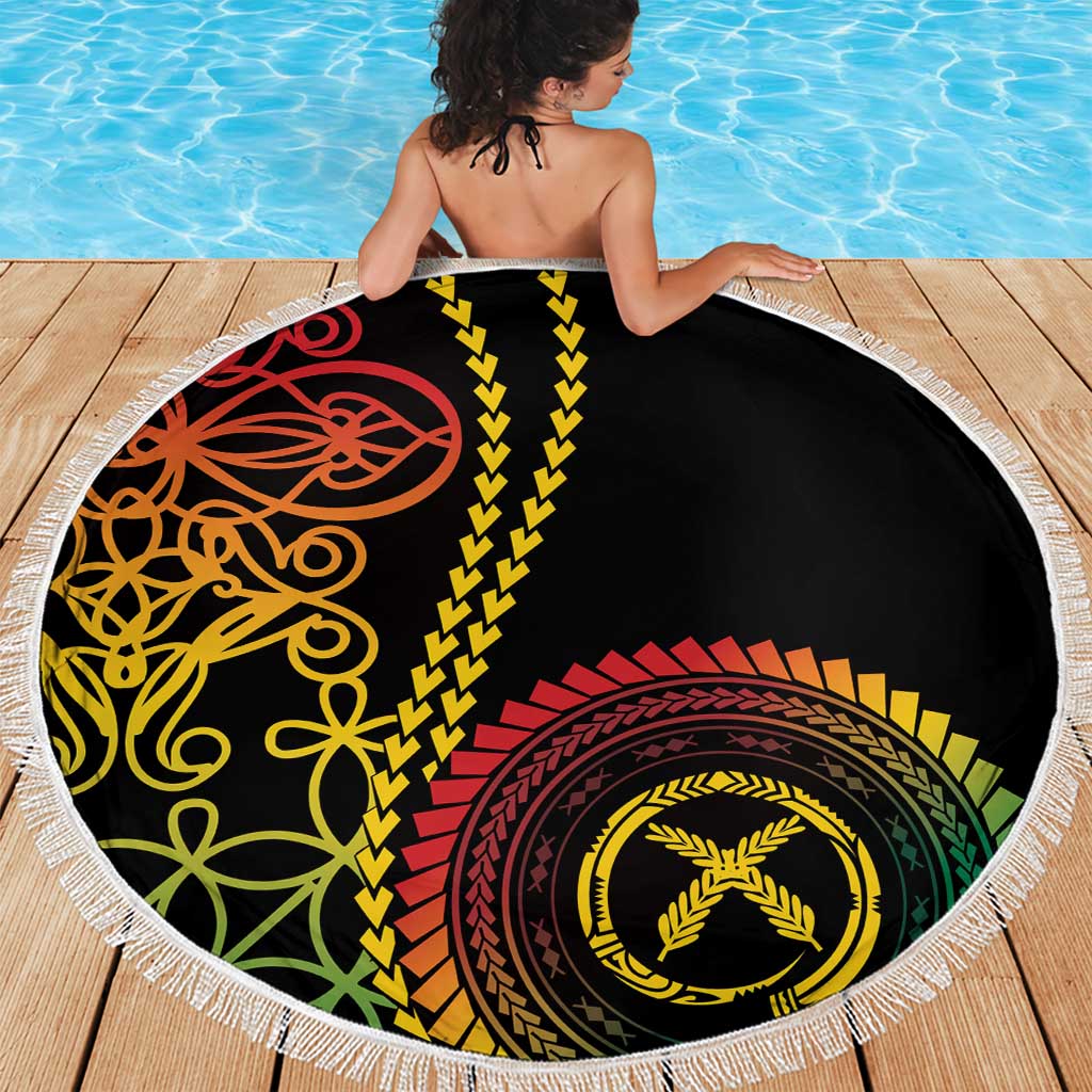 Proudly Ni-Van Sandroing Inspired Classic Style Beach Blanket LT7 - Polynesian Pride