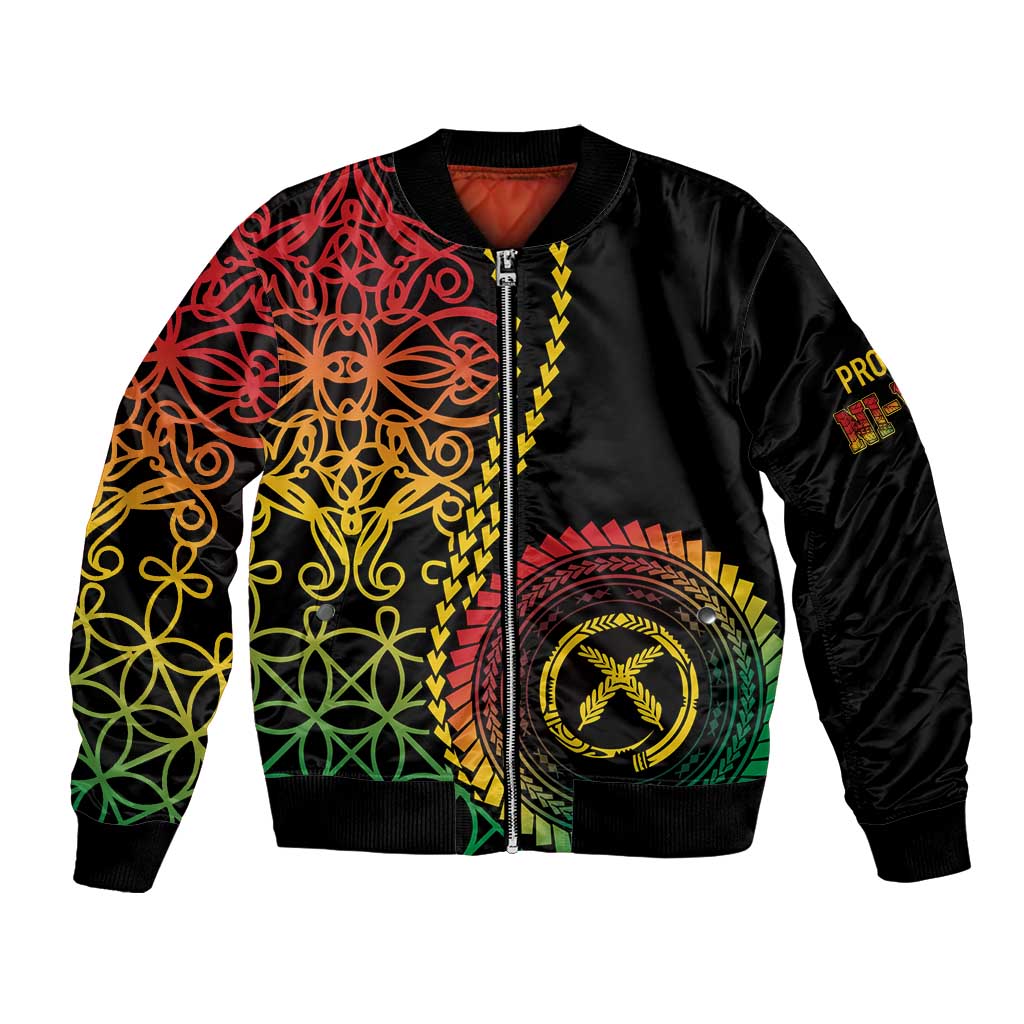 Proudly Ni-Van Sandroing Inspired Classic Style Bomber Jacket