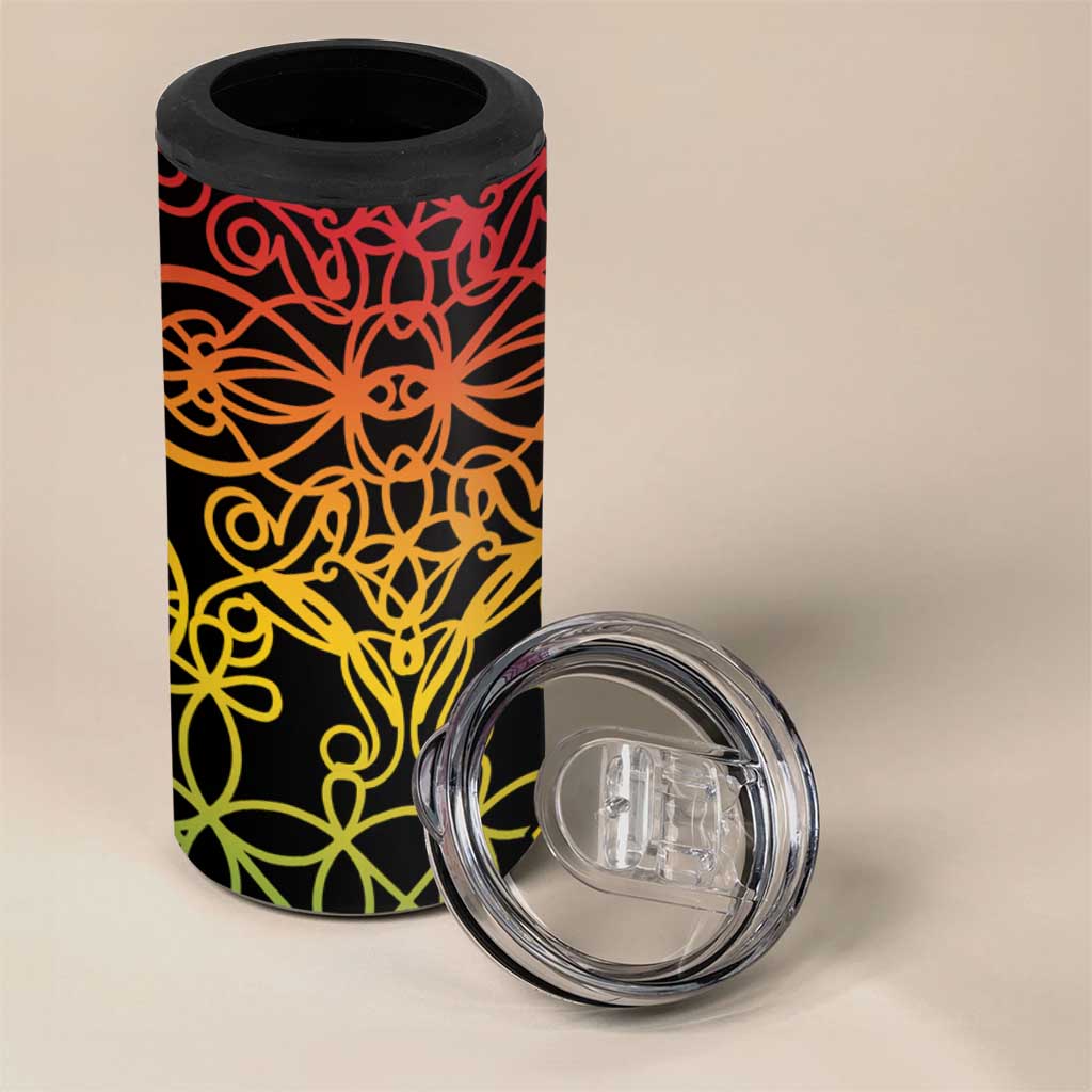 Proudly Ni-Van Sandroing Inspired Classic Style 4 in 1 Can Cooler Tumbler LT7 - Polynesian Pride